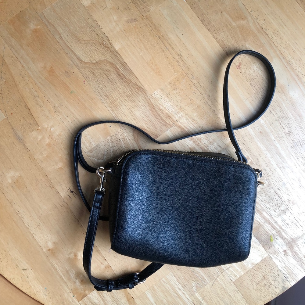 Old Navy Faux Leather Crossbody Camera Bag